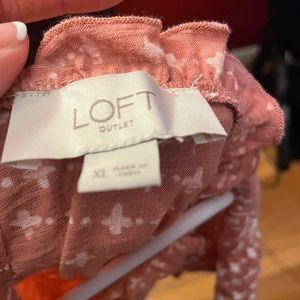 Pinkish blouse with white accents.  New blouse.